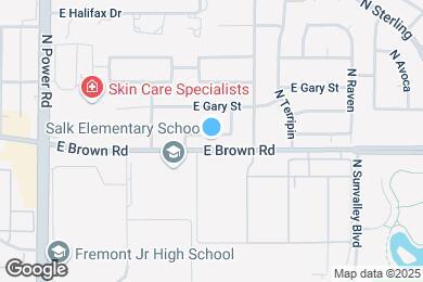 Map image of the property - 7113 E Greenway St