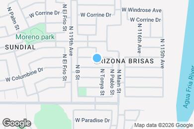 Map image of the property - 11802 W Columbine Dr