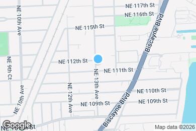 Map image of the property - 11115 NE 13th Ave