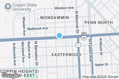 Map image of the property - 2029 W North Ave