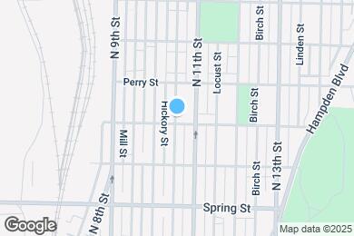 Map image of the property - 1031 Marion St