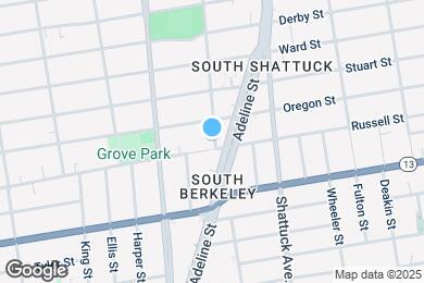 Map image of the property - 2872 Milvia St