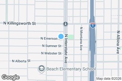 Map image of the property - 1514 N Emerson St