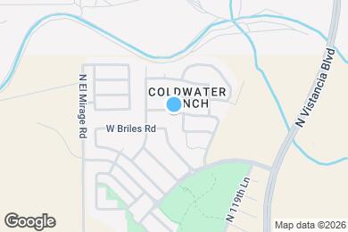 Map image of the property - 12103 W Hide Trail