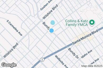 Map image of the property - 1315 S Bundy Dr