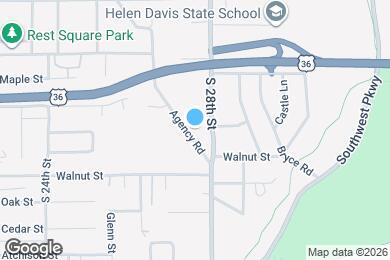 Map image of the property - 2307 Agency Rd