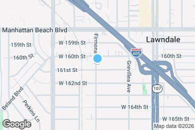 Map image of the property - 16020 Firmona Ave