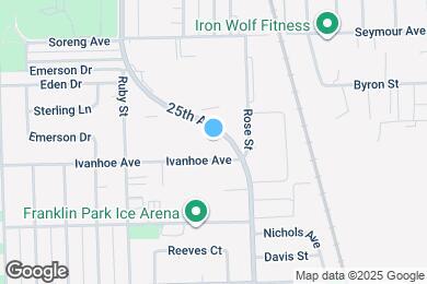 Map image of the property - 3820 25th Ave