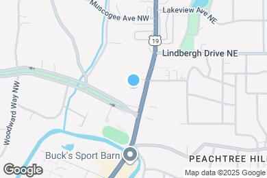 Map image of the property - 2420 Peachtree Rd NW