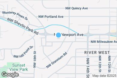 Map image of the property - 1550 NW Milwaukee Ave