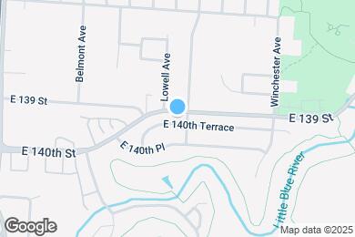 Map image of the property - 6404 E 140th Terrace