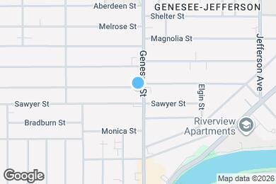 Map image of the property - 739 Genesee St