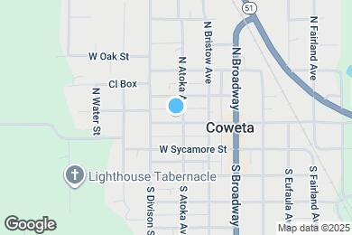 Map image of the property - 204 N Atoka Ave