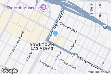 Map image of the property - 150 Las Vegas Blvd N
