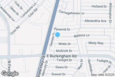 Map image of the property - 618 Melissa Ln