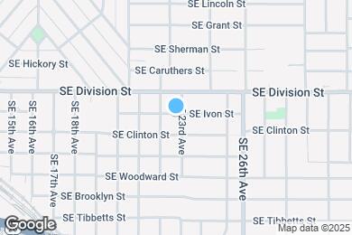 Map image of the property - 2607 SE 23rd Ave