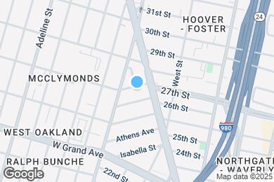 Map image of the property - 871 27th St