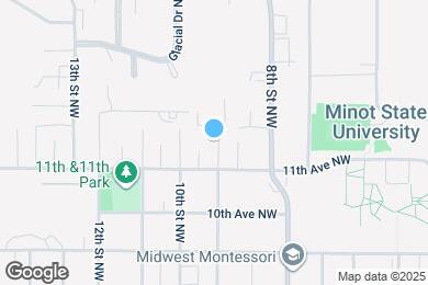 Map image of the property - 1117 9th St NW
