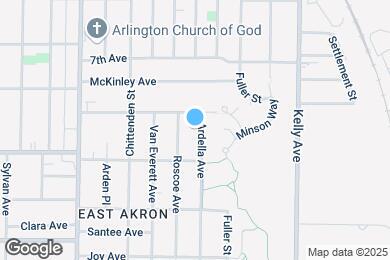 Map image of the property - 468 Ardella Ave