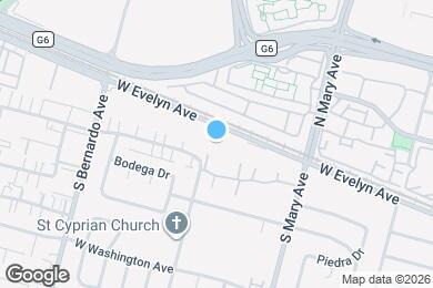 Map image of the property - 999 W Evelyn Ave