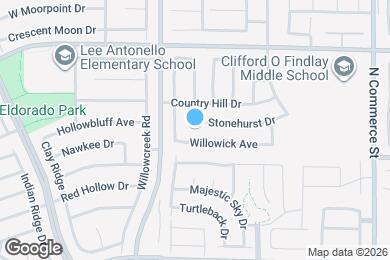 Map image of the property - 639 Stonehurst Dr