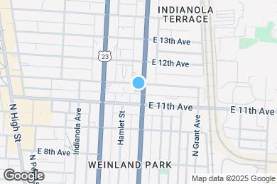 Map image of the property - 1555 N 4th St