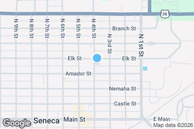 Map image of the property - 309 N 4th St