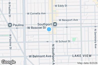 Map image of the property - 1414 W Henderson St