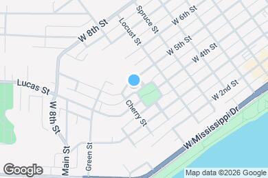 Map image of the property - 707 W 4th St