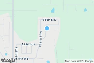 Map image of the property - 8707 S 262nd E Ave