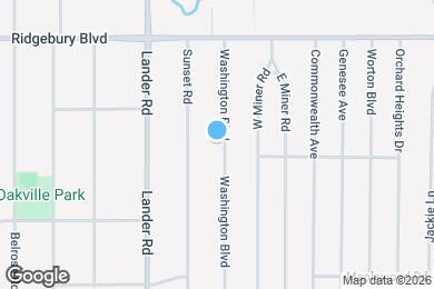 Map image of the property - 1206 Washington Blvd