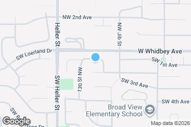 Map image of the property - 1145 SW Leschi Dr