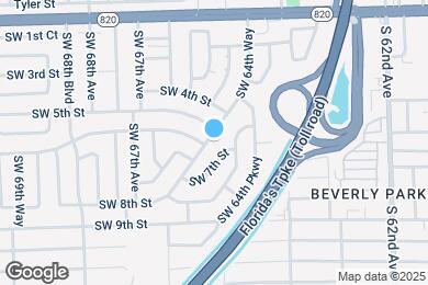 Map image of the property - 521 SW 64th Way