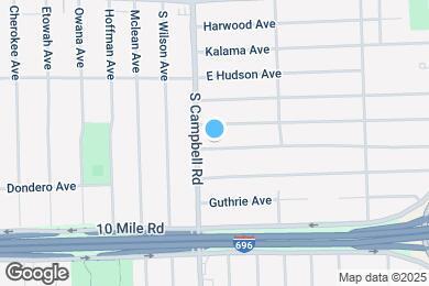 Map image of the property - 1711 Barrett Ave