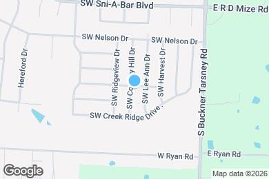 Map image of the property - 845 SW Country Hill Dr