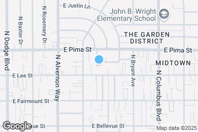 Map image of the property - 4034 E Harley St