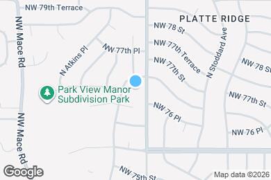 Map image of the property - 7641 N Stoddard Ave