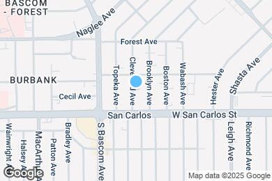 Map image of the property - 52 Cleveland Ave