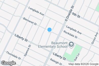 Map image of the property - 1446 Pilgrim St