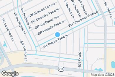 Map image of the property - 237 SW Pisces Terrace