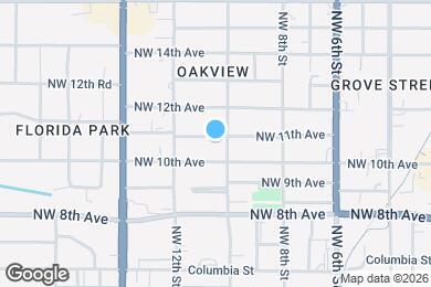 Map image of the property - 1009 NW 11th Ave
