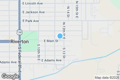 Map image of the property - 1211 E Park Ave