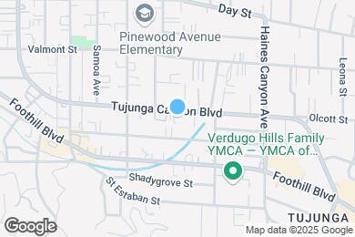 Map image of the property - Tujunga Pines