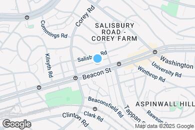 Map image of the property - 1730 Beacon St