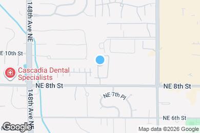 Map image of the property - 15206 NE 8th St