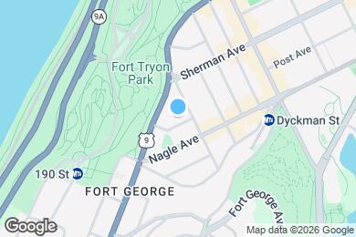 Map image of the property - 609 W 196th St