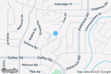 Map image of the property - 1214 Cree Dr