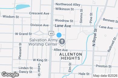 Map image of the property - 119 Otis St