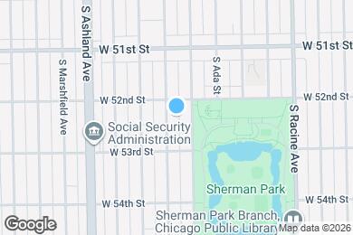 Map image of the property - 5211 S Bishop St