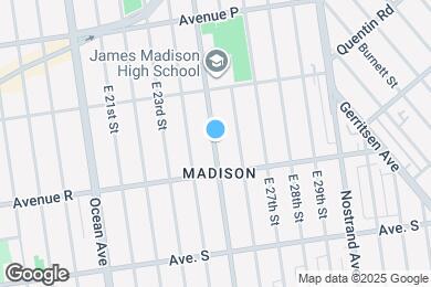 Map image of the property - 3869 Bedford Ave